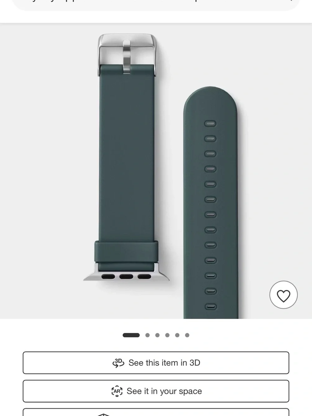 Speckled Black Silicone Watch Band